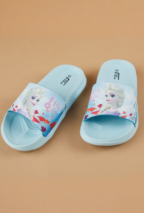 FAME FOREVER Girls Elsa Print Sliders