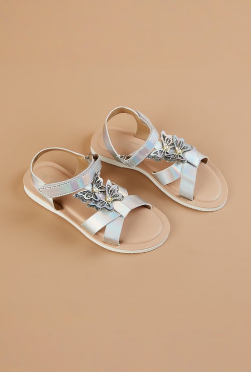 FAME FOREVER Girls Embellished Sandals