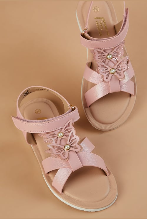 FAME FOREVER Girls Embellished Sandals