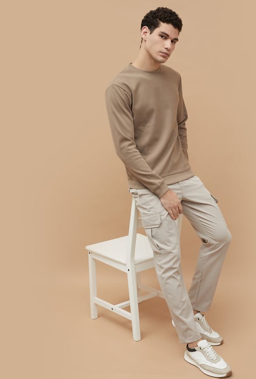 CODE Textured Sweatshirt