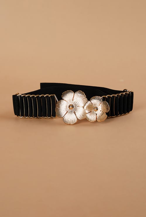 GINGER Flower Buckled Belt