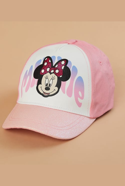FAME FOREVER Minnie Mouse Print Baseball Cap