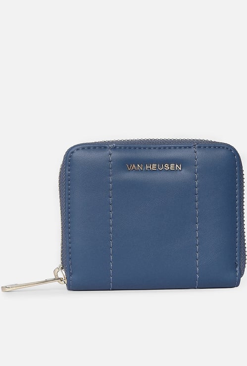 VAN HEUSEN Solid Zip-Around Wallet