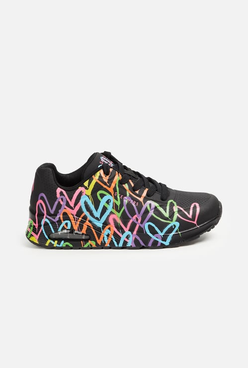 SKECHERS Uno Highlight Love Sports Shoes