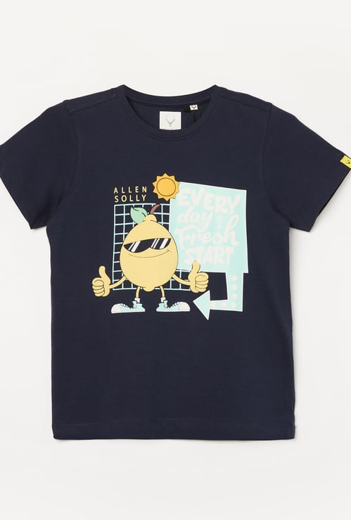 ALLEN SOLLY Boys Printed T-shirt