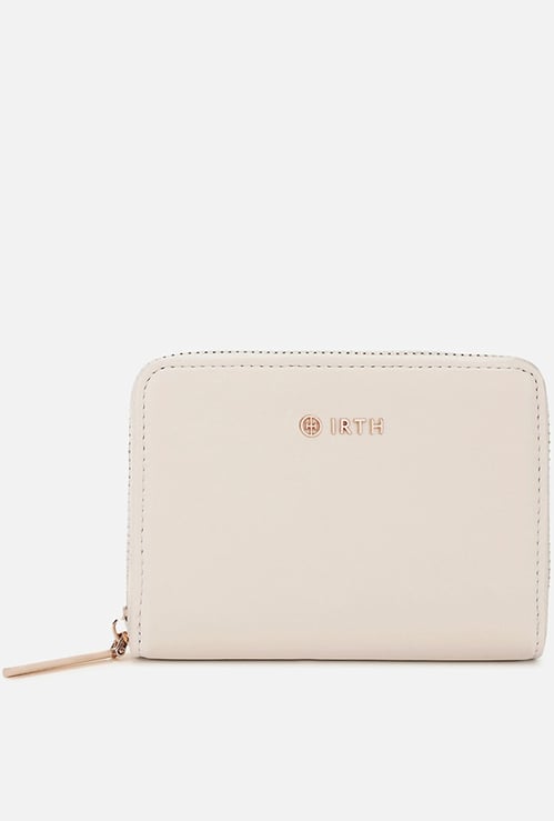 IRTH Solid Zip-Around Wallet