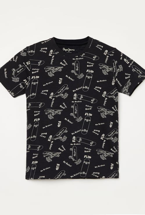 PEPE JEANS Boys Printed T-shirt