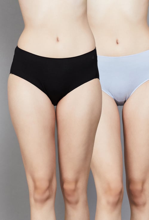 JOCKEY Solid Hipster Panties - Pack of 2