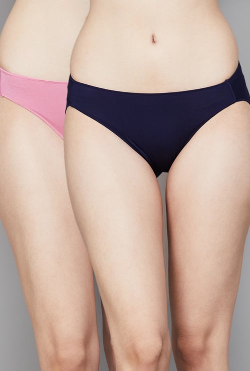 JOCKEY Solid Bikini Panties - Pack of 2