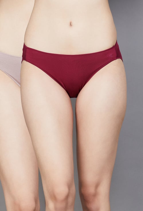 JOCKEY Solid Bikini Panties - Pack of 2