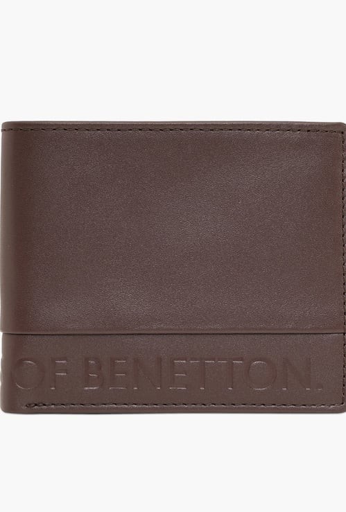 UNITED COLORS OF BENETTON Debossed Bi-Fold Wallet