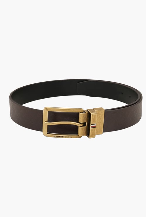 TOMMY HILFIGER Textured Reversible Belt