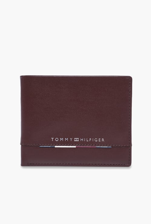TOMMY HILFIGER Leather Bi-Fold Wallet