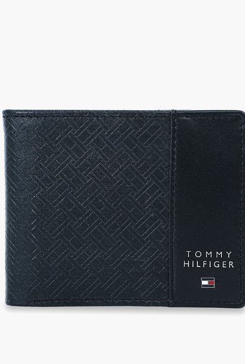 TOMMY HILFIGER Textured Bi-Fold Wallet