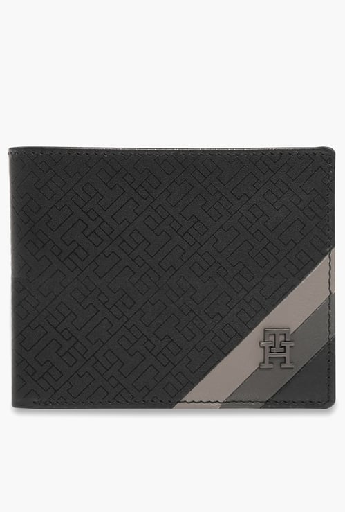 TOMMY HILFIGER Monogram Print Bi-Fold Wallet