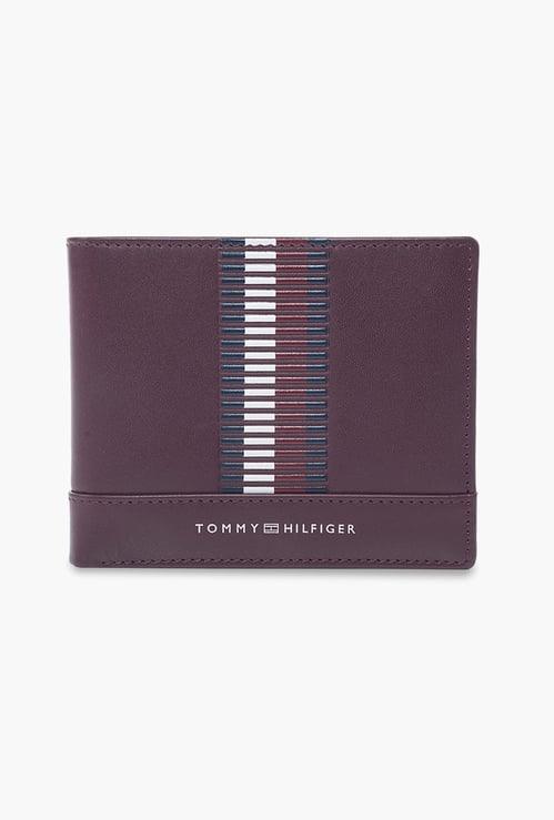 TOMMY HILFIGER Textured Bi-Fold Wallet with RFID Protection
