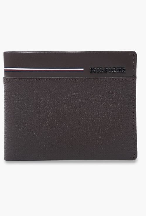 TOMMY HILFIGER Grain Leather Bi-Fold Wallet