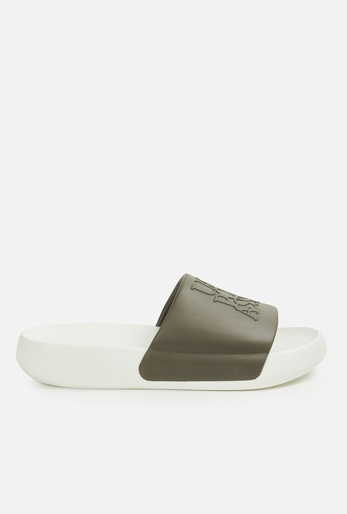 US POLO ASSN Luna Embossed Sliders