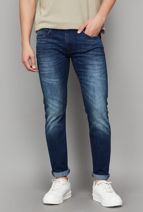 LEVI'S Darkwashed 512 Slim Tapered Jeans