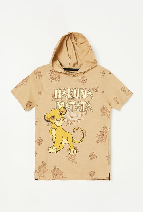 FAME FOREVER Boys Lion King Print T-shirt
