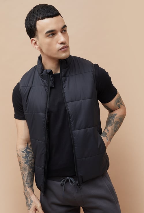 FAME FOREVER Quilted Puffer Gilet