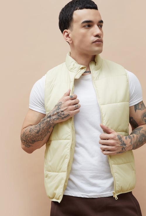 FAME FOREVER Quilted Puffer Gilet