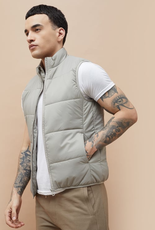 FAME FOREVER Quilted Puffer Gilet