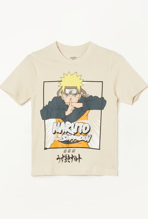KIDSVILLE Boys Naruto Print T-shirt