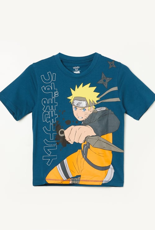 KIDSVILLE Boys Naruto Print T-shirt