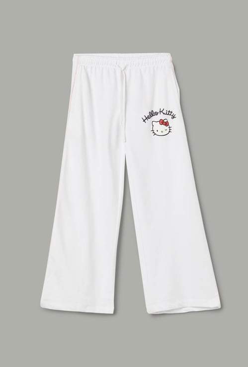 KIDSVILLE Girls Hello Kitty Print Track Pants