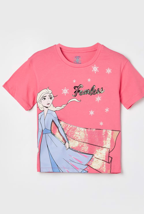 KIDSVILLE Girls Frozen T-shirt