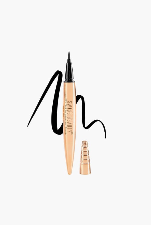 SWISS BEAUTY Ultra Black Liquid Pen Eyeliner - 0.8ml