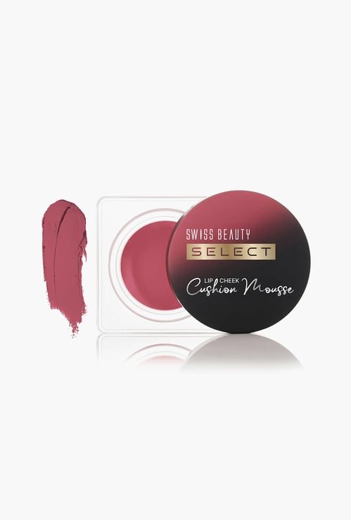 SWISS BEAUTY Select Lip & Cheek Cushion Mousse - Elevate Pink - 4.5g