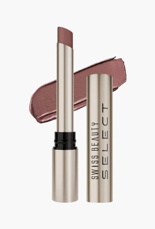 SWISS BEAUTY Select High On Shine Lipstick - Cocoa Charisma - 1g