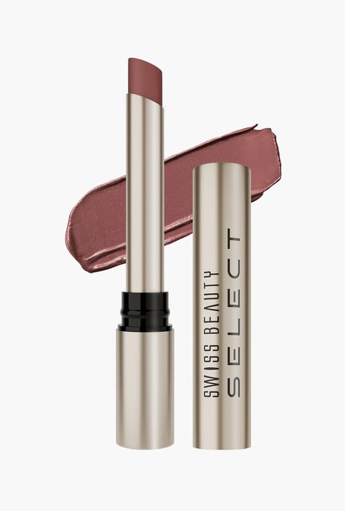 SWISS BEAUTY Select High On Shine Lipstick - Chocolate Charm - 1g