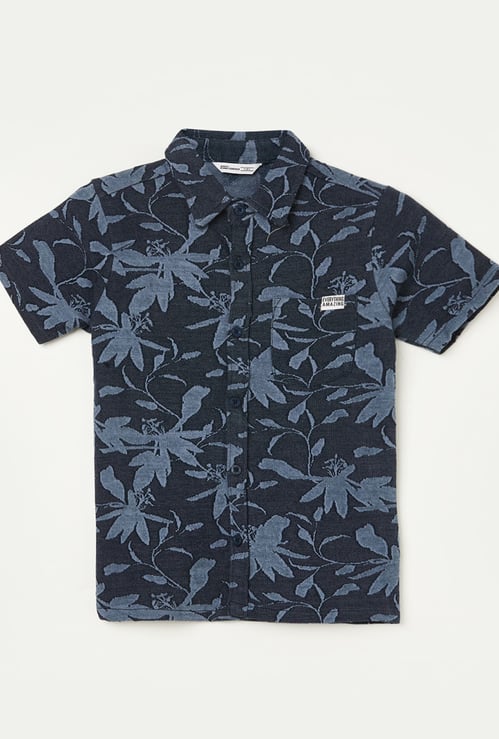 FAME FOREVER Boys Patterned Shirt