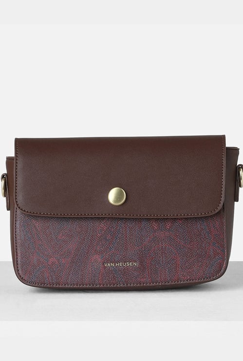 VAN HEUSEN Abstract Print Sling Bag