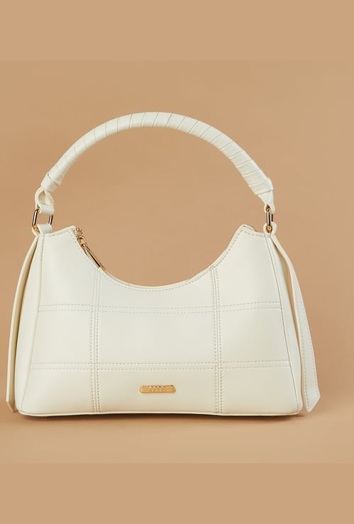 CODE Panelled Handheld Bag