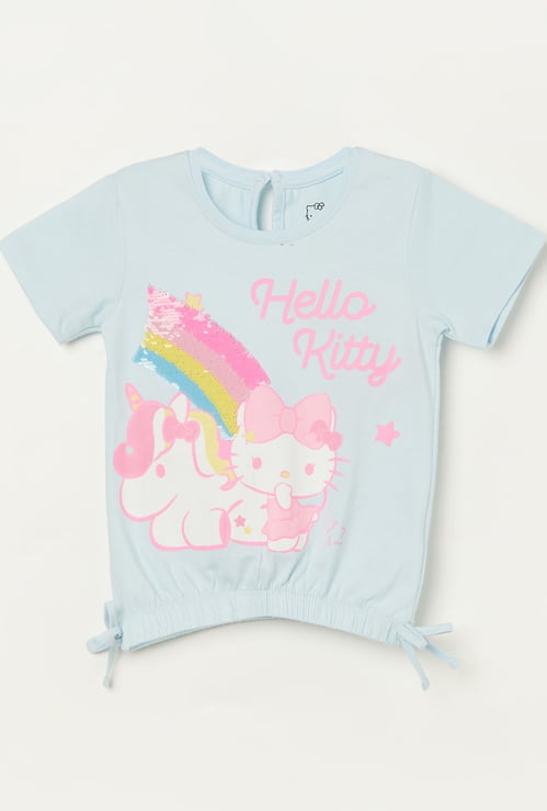 JUNIORS Girls Hello Kitty T-shirt