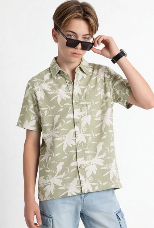 FAME FOREVER Boys Printed Shirt