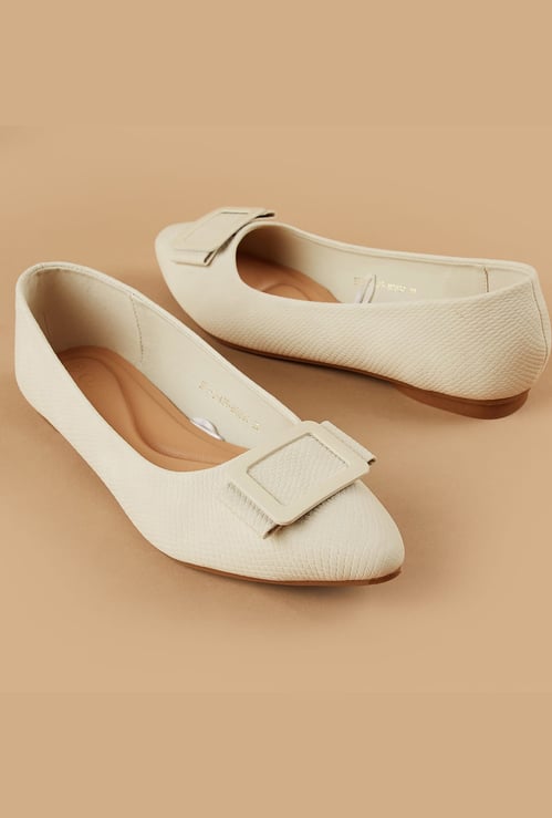 CODE Buckle Ballerinas