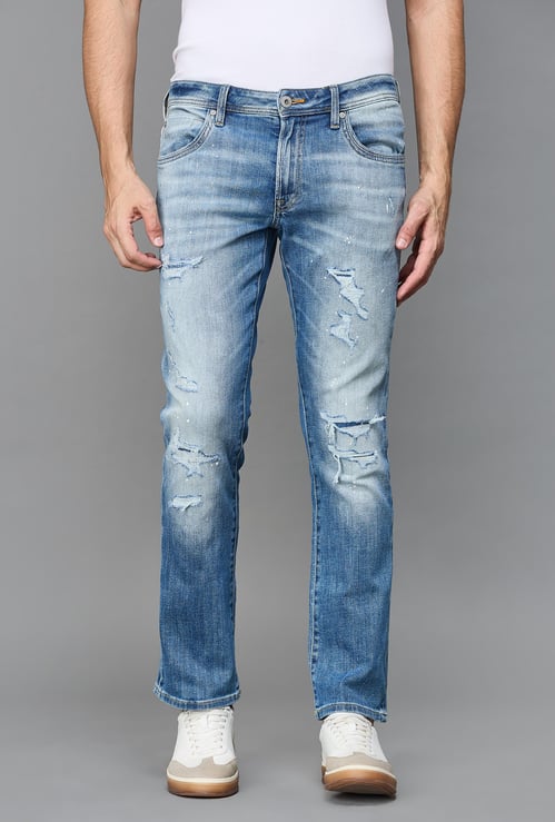 JACK & JONES Distressed Clark Jeans (Regular)