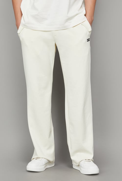 JACK & JONES Solid Straight Fit Track Pants