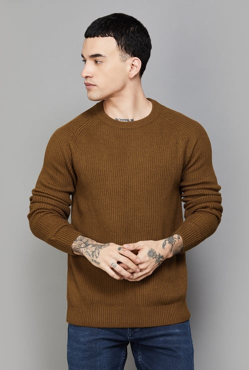 JACK & JONES Knitted Crew Neck Sweater