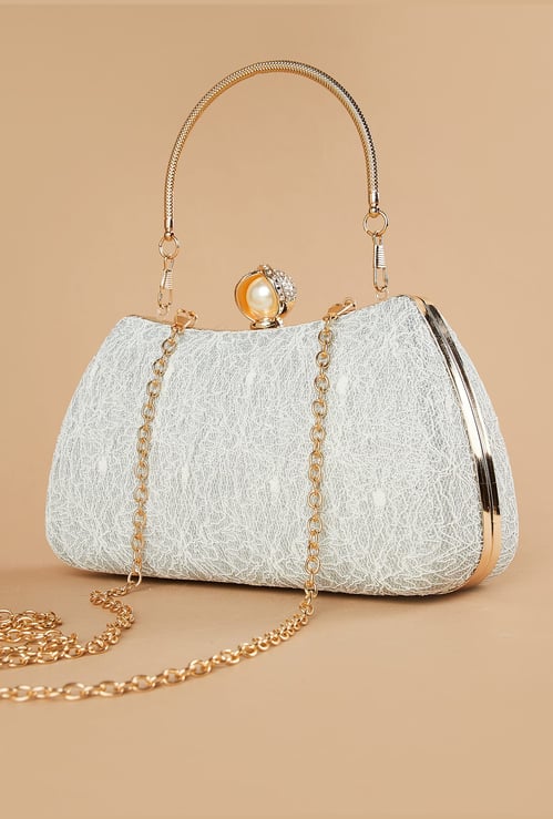 CODE Textured Box Clutch
