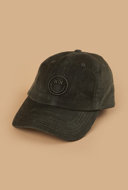 SW SMILEY Corduroy Baseball Cap