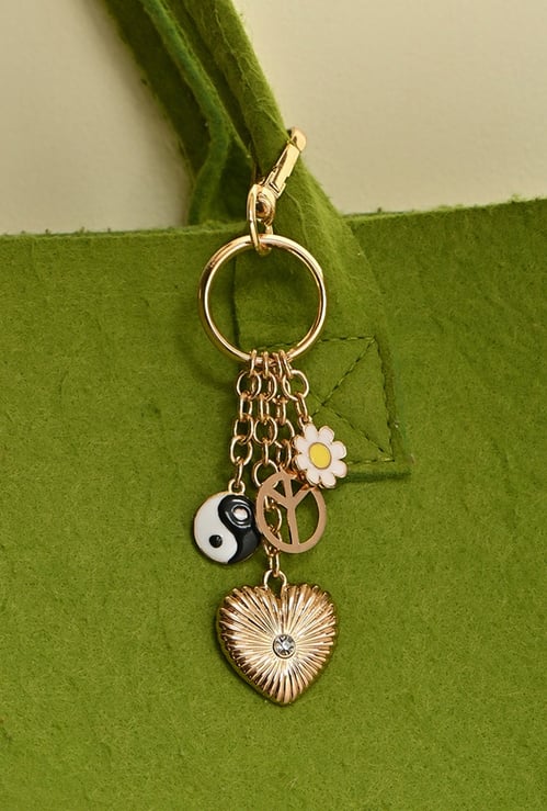 TONIQ Embellished Danglers Keychain