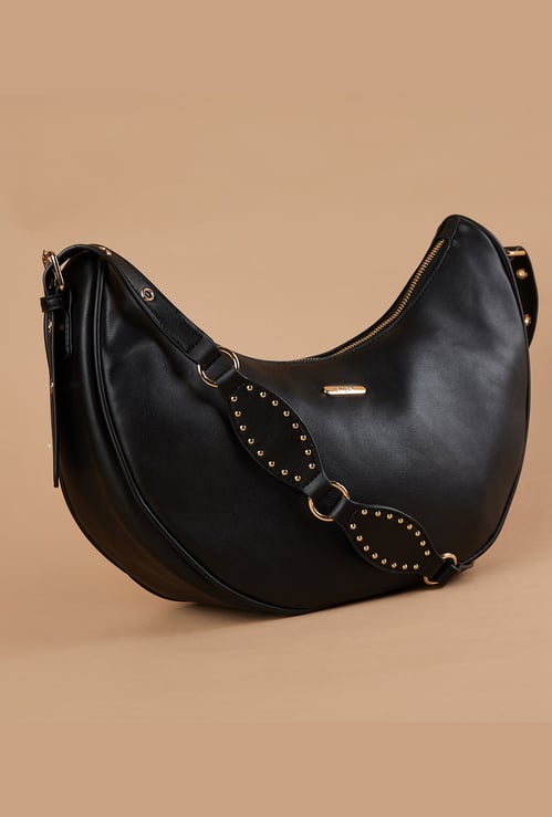 GINGER Solid Hobo Bag