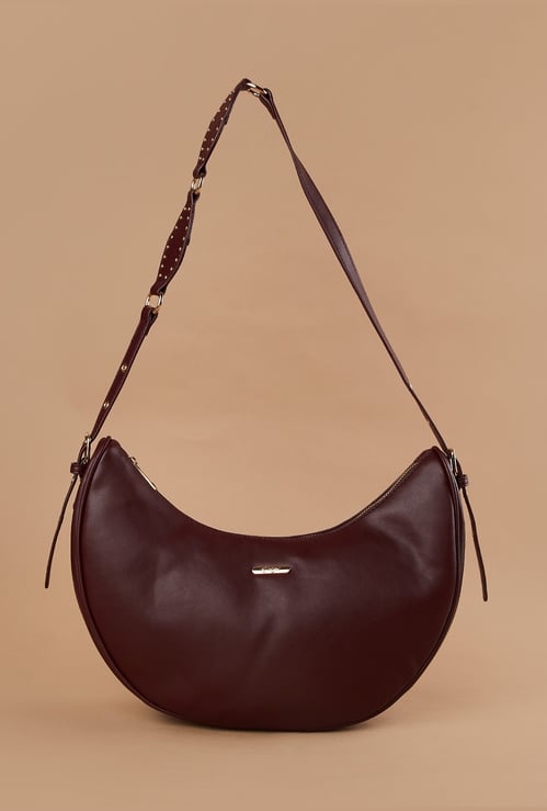 GINGER Solid Hobo Bag