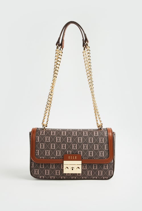 ELLE Printed Sling Bag